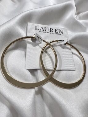 Lauren Ralph Lauren
Medium Thin Hoop Earrings, 2"